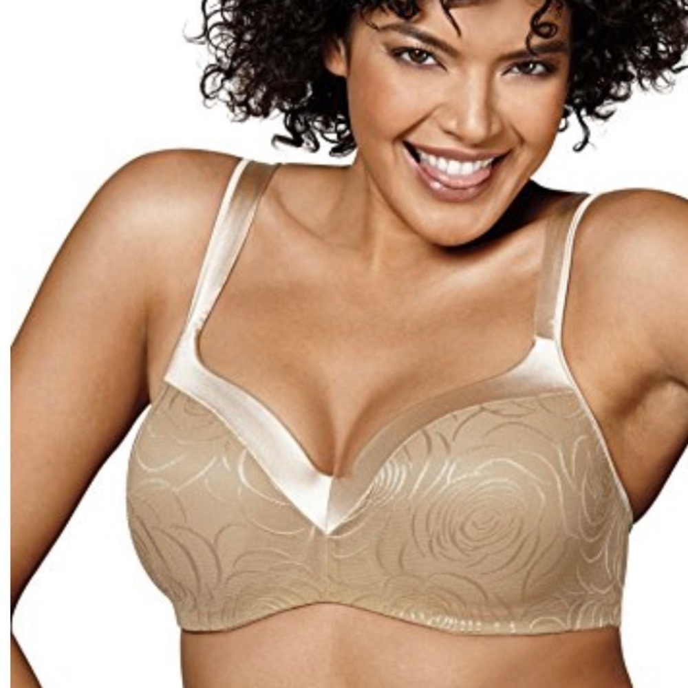 Playtex Secrets Shapes & Supports Balconette Full-Figure Underwire Bra 36DD NEW